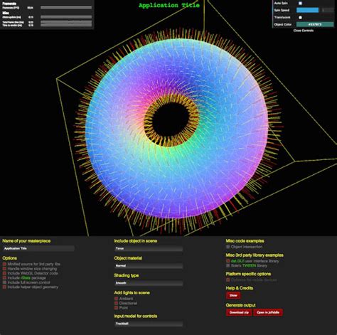 Three.js Template by Callum Prentice Experiments with Google