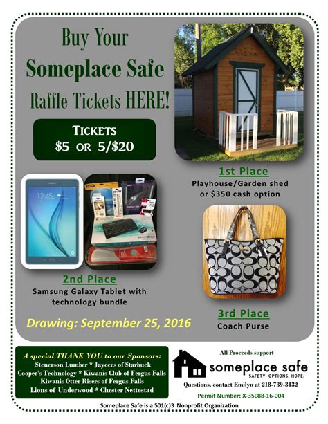 Fergus Falls Thrift Store - 204 W Cavour, 218-503-2156 Someplace Safe Thrift Stores SHOP - DONATE - SUPPORT Your support of Someplace Safe Thrift Stores helps to raise funds for Someplace Safe programming and provides safety, options and hope to local survivors of crime. ABOUT OUR STORES. 