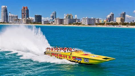 Thriller miami. Manned by a U.S. Coast Guard–certified crew, a speed boat safely whisks patrons away on Thriller Miami Speedboat Adventures' voyages. Since 2006, the staff at Thriller Miami Speedboat Adventures has been showing locals and tourists alike the waters and sights around Miami and South Beach. Trips trek all the way into the Atlantic Ocean ... 