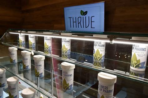 Thrive, located at 105 Veterans Dr in Harrisburg, is open to serve the cannabis community. Medical: Yes. Recreational: Yes. Delivery: No. Before this dispensary could open, it was licensed by the state. Product types and availability can vary from store menu to store menu, depending on demand.. 