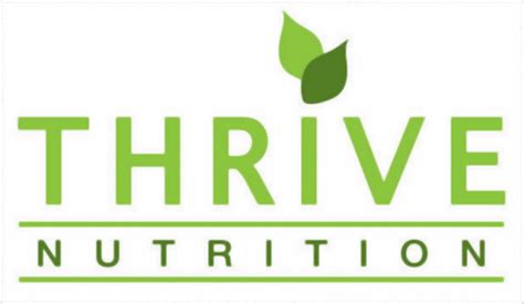 Thrive nutrition. We will help you set your nutrition goals and our wellness coaches will support you through every weight loss goal milestone you set for yourself. Whether you're a serious athlete or a weekend warrior, THRIVE Nutrition will support you to get healthy and happy through good nutrition. Get what you need, you have fitness goals and nutritional needs. 