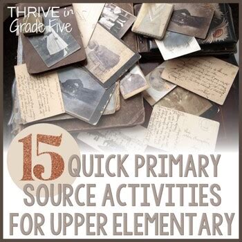 Through two primary source activities