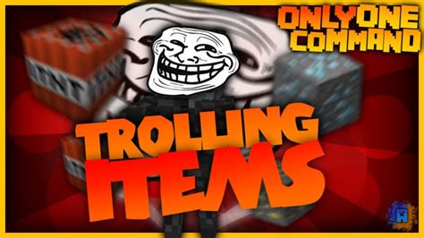 Throwable TNT, Trolling Blocks & Jumpscares in one command!