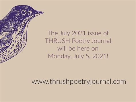 Thrush Poetry Journa