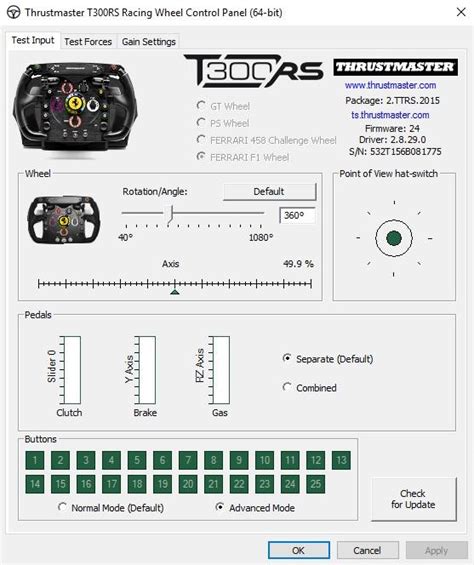 Thrustmaster control panel t300.  Warnung Die Firmware-Version Ihres Lenkers wird in ...