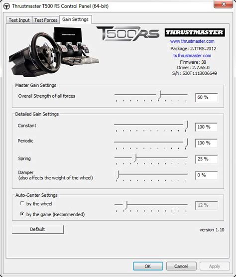 Thrustmaster tmx control panel settings.  Whether you&rsquo;re a beginner, amateur or ex...