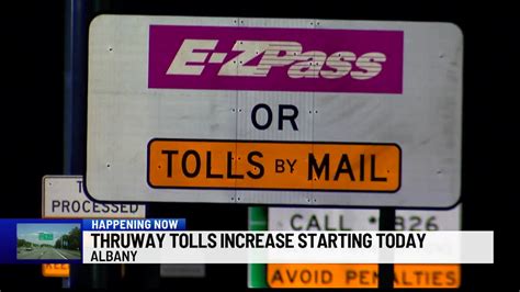 Thruway toll hikes are now in effect