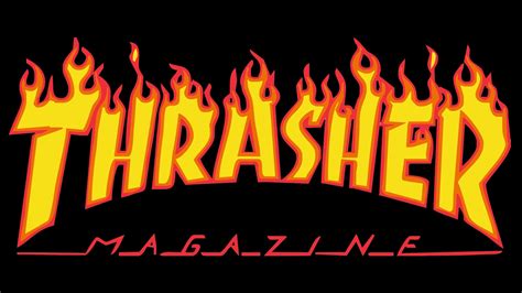 Thrvsher. Thrasher. Based out of San Francisco, California, Thrasher Magazine has been the heart and soul of skateboard media for 40 years. Their iconic flame logo is one of the most recognizable graphics in skating and can be seen worn at skateparks and street spots around the world. Follow Category. New Thrasher. 