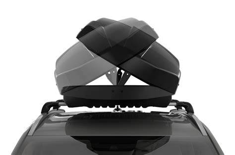 76 x 33 x 16-1/2. This aerodynamic, low-profile cargo box holds outdoor equipment and large luggage for up to 5 people. The Easy-Grip clamps let you mount the box to your roof rack without tools, and single-side-opening lid includes a lock. Great Prices for the best roof box from Thule. Thule Pulse Large Rooftop Cargo Box - 16 cu ft - Matte Black part number TH615 can be ordered online at .... 