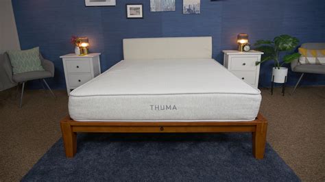 Thuma mattress. The Hybrid Mattress. $1,795. 4.8/5 55 reviews. Size. Queen. The perfect complement in comfort to The Bed, The Hybrid Mattress is crafted with 11" of high-quality, long-lasting materials. Breathable, pressure-relieving, and sustainable all in one. 
