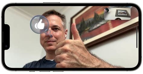 Thumbs down on facetime. Here is a step-by-step guide to using the new video reactions in iOS 17: 1. Start a FaceTime Call. Open the FaceTime app and initiate a call with a friend or family member as usual. 2. Access the Reactions. During your call, press and hold your own tile to bring up reactions. Alternatively, tap the star icon and select Reactions. 