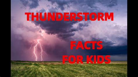 Thunder - Interesting Facts For Kids/Young Students.