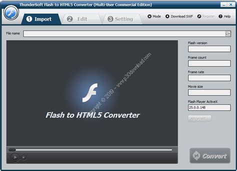 ThunderSoft Flash To HTML5 Converter 4.0.0 With Crack Download 