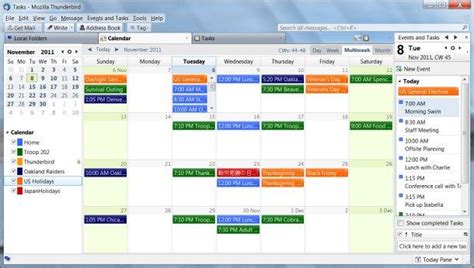 Thunderbird calendar colors.  &bull; Fix: Missing Italian language translati...