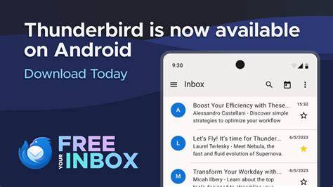 Thunderbird email for android.  In the latest Thunderbird for Android update, we disc...