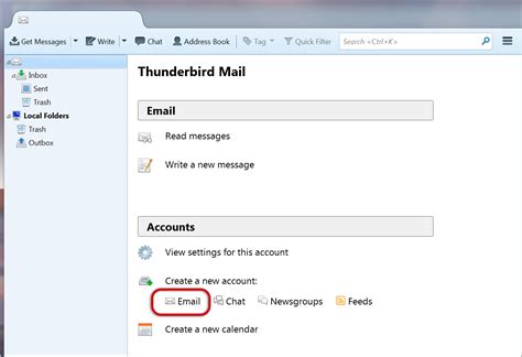 Thunderbird email login and password. .  ...