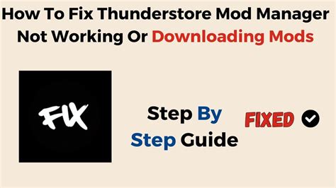 Thunderstore mods not downloading. Download and install Thunderstore Mod Manager or r2modman; Click Install with Mod Manager button on top of the page; Run the game via the mod manager; Installation (manual) If you are installing this manually, do the following. Extract the archive into a folder. Do not extract into the game folder. 