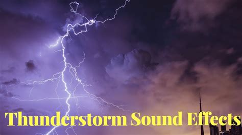 Thunderstorm sound effects. 45 Thunderstorm sound effects / recordings: 45 carefully recorded stereo ambiences of rain and thunder. The sound pack includes weather variations from a calm rainy atmosphere to a strong thunderstorm. The collection comes with one shot and looping sound effects with various lengths from 10 seconds to 1 minute 30. Features 45 stereo … 