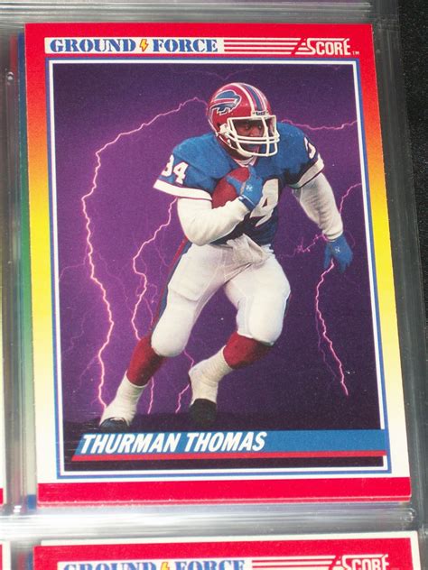 1989 Pro Set #32 Thurman Thomas is part of the 1989 Pro Set Football