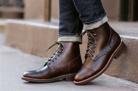 Thursday boots near me. A comfortable, durable, and versatile cap toe boot handcrafted with the highest quality Tier 1 USA leather and featuring Goodyear welt construction. The Captain is built to last with a premium look that lets the quality of the materials do the talking. Highest Quality. Honest Prices. Thursday Price Typical ‘DTC’ Price Traditional Retail ... 