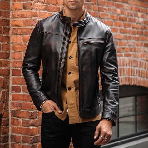 Thursday jackets. Some information about the Thursday Racer jacket. https://thursdayboots.com/products/mens-racer-jacket-tobacco-leather?collection=mens-jackets 