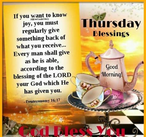 Thursday morning blessings quotes. Things To Know About Thursday morning blessings quotes. 