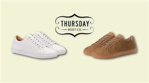 Thursday sneakers. Product Features. Dark Brown Waxed Flesh Horween® Leather. Buttery Soft Sheepskin Interior Lining. 2 Sets of Laces (1 Leather and 1 Polyester) Shock-Absorbent Performance Footbeds. Natural Vachetta Leather Insoles. Padded Tongue & Collar for Added Support. Dual Density Rubber Outsoles for Comfort & Traction. Handcrafted with Integrity. 
