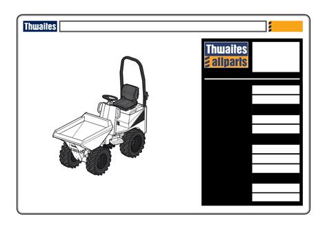 Thwaites service parts user manuals co 1 2 tonne. - Guide to the building professionals board.