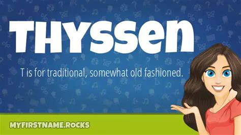 Thyssen - Name Meaning, What does Thyssen mean? - Think Baby …