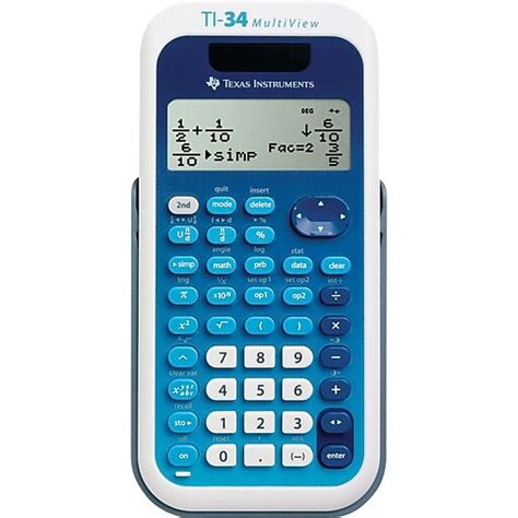 This Texas Instruments scientific calculator lets you view (