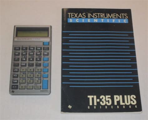 Ti 35 plus guidebook texas instruments scientific. - Craig s soil mechanics seventh edition solutions manual.