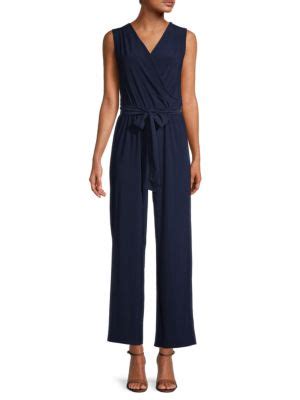 Tiana B Sleeveless Faux Wrap Jumpsuit on SALE Saks OFF 5TH