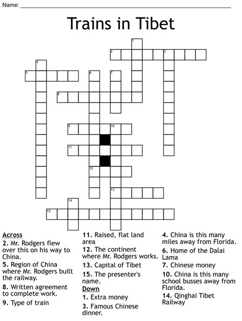 Tibet capital crossword clue. We have the answer for Timbuktu's country's capital crossword clue if you need help figuring out the solution!Crossword puzzles provide a fun and engaging way to keep your brain active and healthy, while also helping you develop important skills and improving your overall well-being.. Now, let's get into the answer for Timbuktu's country's capital crossword clue most recently seen in the ... 