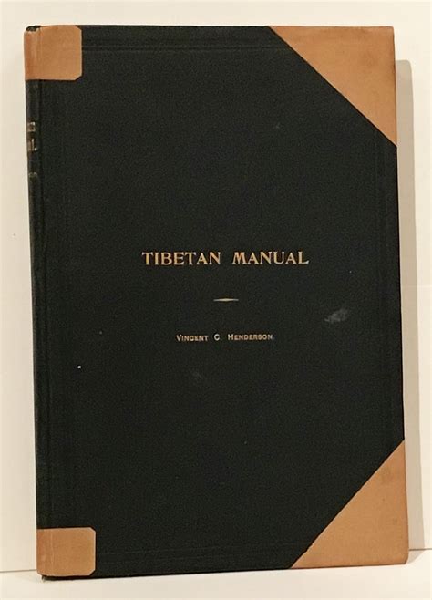 Tibetan manual by vincent c henderson. - Manuales en de mastercam en espanol.