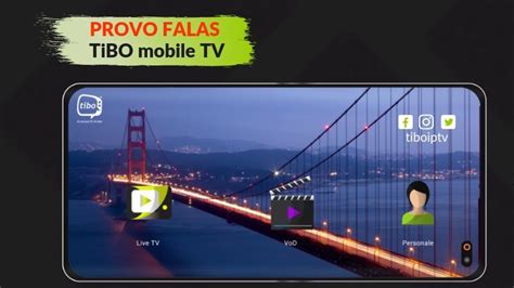 KANALE SHQIP, SPORT, FILMA, ARGËTIM PËR FËMIJË (mobile/tablet). www.tibo.tv. TIBO mobile TV ofrohet Falas për të gjithë abonentët në TIBO box apo TIBO Smart TV. TIBO Mobile është për të gjithë shqiptarët dhe shqipfolësit, në të gjitha territoret me internet Wi-Fi apo 3G/4G.