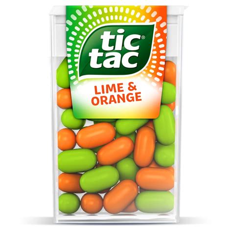 Tic-Tac Lime & Orange 18G - Tesco Groceries