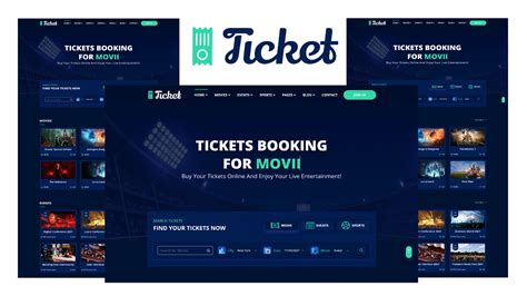 Ticket Online Ticket Booking Website HTML5 Template