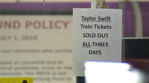 Ticket Trouble, Trouble: Fans scramble after Commuter Rail tickets for Taylor Swift Gillette show sell out