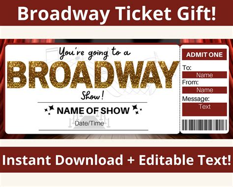 Ticket to broadway live stream. Therefore, all tickets must be printed. Tickets cannot be downloaded to your phone. Larger devices must be checked and will incur a fee. There is a 10 ticket limit per 30 day period, per name, business entity, credit card account, Gift Card account or purchaser, billing address, phone number, IP address, and/or e-mail address. 