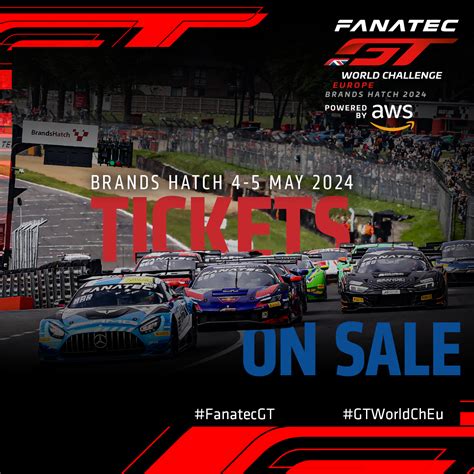 Tickets on sale for Brands Hatch 2024 - Fanatec GT World …