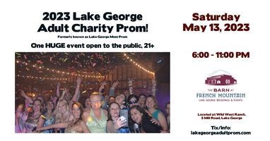 Tickets on sale for Lake George adult charity prom