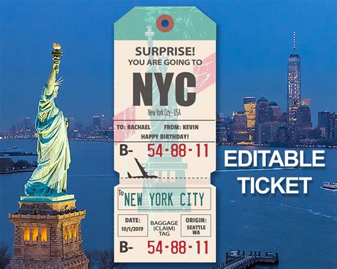 Tickets to new york city. New York. $56 per passenger. Departing Fri, May 31. One-way flight with jetBlue. Outbound direct flight with jetBlue departing from Syracuse on Fri, May 31, arriving in New York John F. Kennedy. 