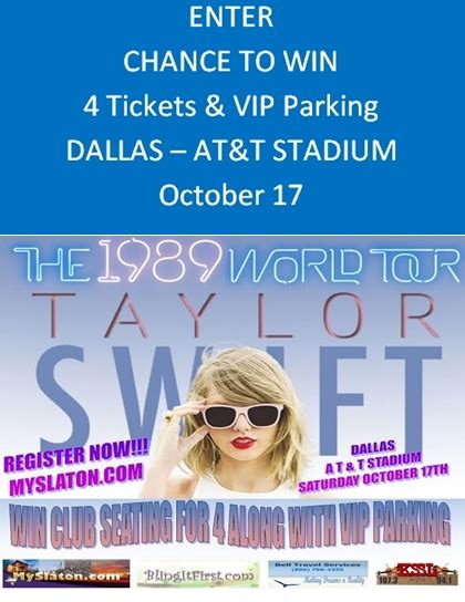 Tickets today taylor swift. Aug 7, 2023 · When do Taylor Swift tickets go on sale? Regular and VIP tickets both go on sale August 9 at 11 a.m. to those who have pre-registered as verified fans via Ticketmaster. Ticketmaster send verified ... 