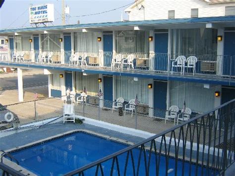 Tide Winds Motel Daily Rate Schedule. For reservations please call (609) 522-0901. Special. FREE DAY! During week rent Sunday thru Wednesday Get Thursday Free. 