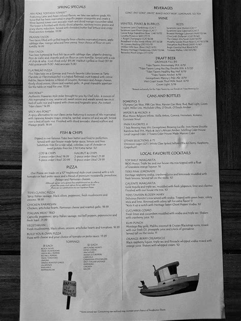 Tides Tavern, Gig Harbor - Menu, Prices & Restaurant …