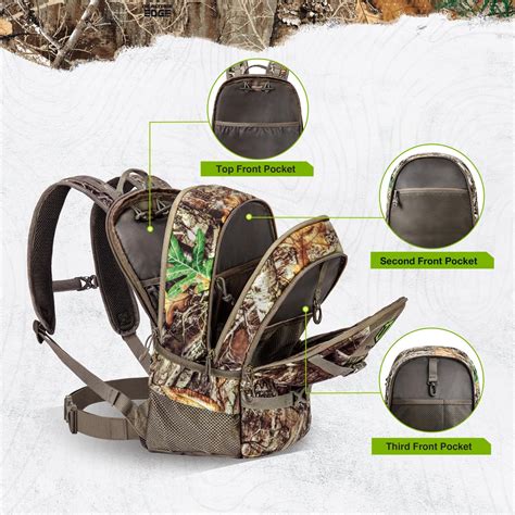 Tidewe camo. TIDEWE Hunting Backpack, Waterproof Camo Hunting Pack with Rain Cover, Durable Large Capacity Hunting Day Pack for Rifle Bow Gun (Next Camo G2) Visit the TIDEWE Store 4.8 2,141 ratings | 58 answered questions #1 Best Seller in Hunting Backpacks & Duffle Bags 700+ bought in past month Prime Big Deal -20% $5599 List Price: $69.99 FREE Returns 
