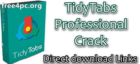 TidyTabs Professional 1.17.5 With Crack Download 