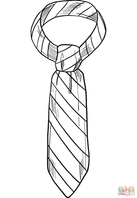 Tie Coloring Shee