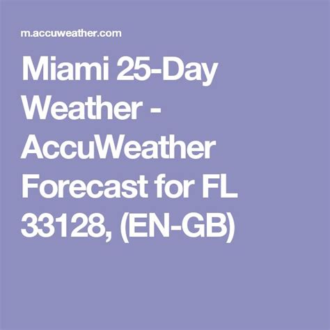 Tiempo mensual en Miami, FL AccuWeather