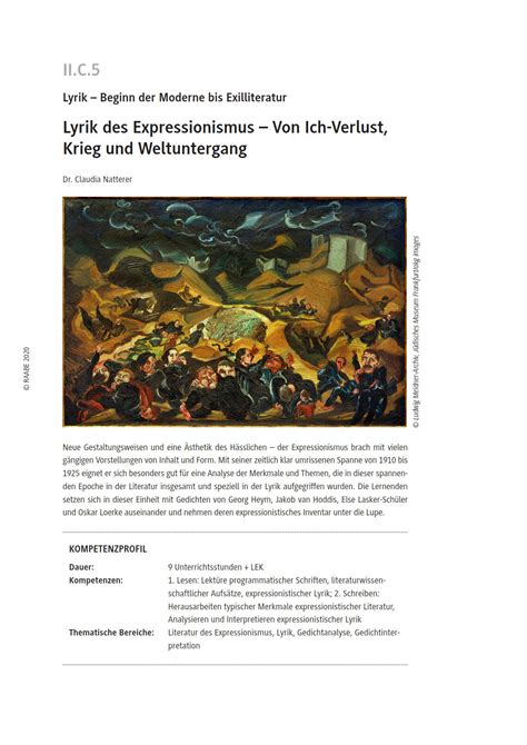 Tierbilder in der lyrik des expressionismus. - In but not of revised and updated a guide to christian ambition and the desire to influence the world.